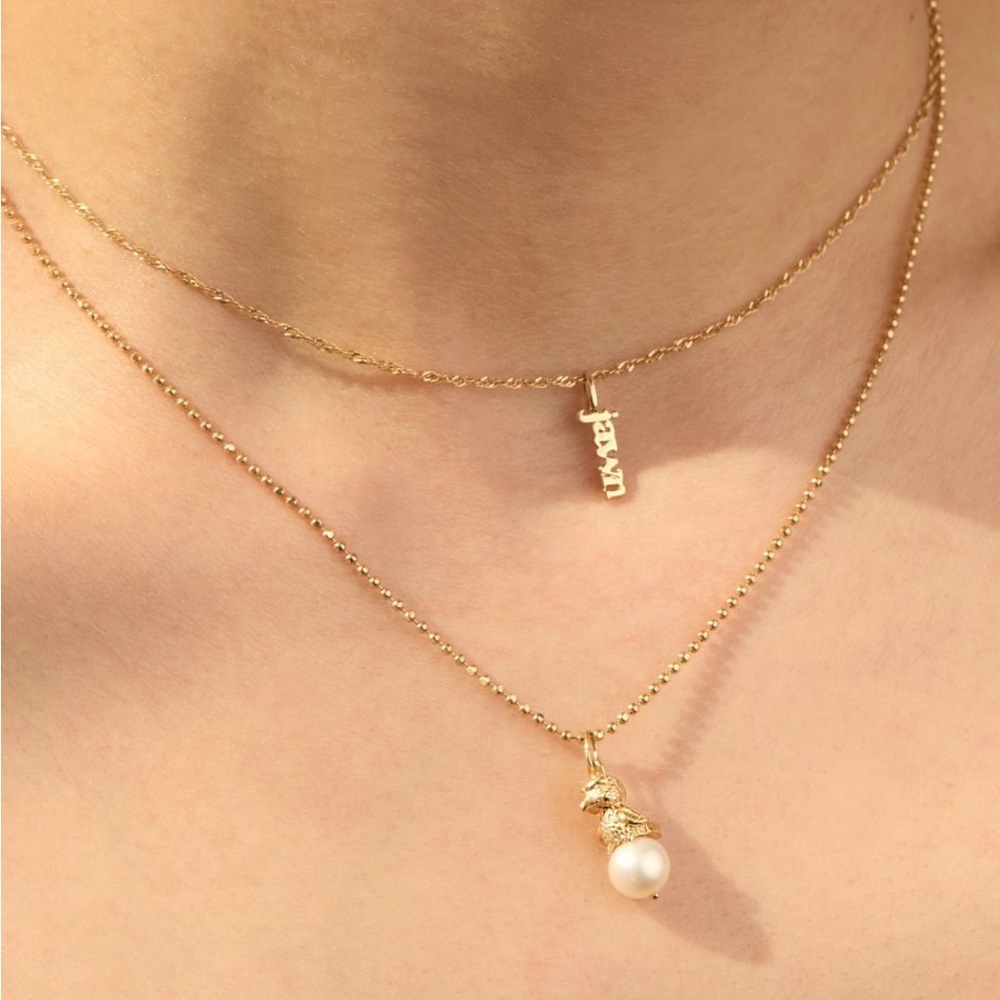 Catbird Philadelphia City Charm — Eagle on Pearl - Picture 2 of 3